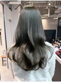 ロング韓国ヘア美髪_ba539001