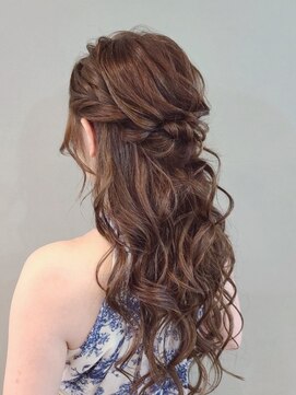 ヘアセットサロン ミント(Hair set salon MINT) ルーズハーフアップ