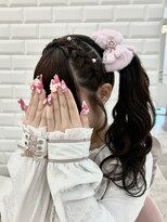 誰でもプリキュアに！あみかちゅ×高めサイドポニー　ひな