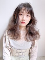 美髪ロング顔周りレイヤー_48791
