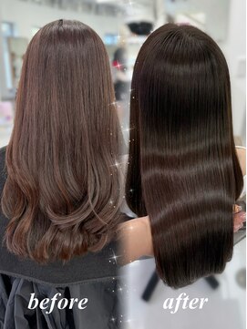 ハピネス 梅田茶屋町店(HAPPINESS) 韓国風/レイヤーカット/顔周り/顔まわり/髪質改善/ベージュ