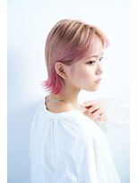 ユニックス イオンモール幕張新都心店(UNIX)&nbsp;【学割U24】人気のインナーカラー[ピンク系カラー/ブリーチあり]