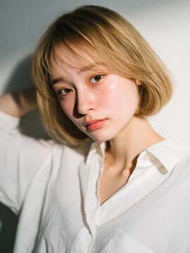 シェル 立川(shell) くびレイヤーエモージュグレージュカラーくびれショート【立川】