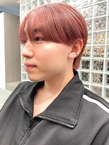 サンクマーケット 渋谷(cinq MARKET) メンズマッシュとも相性の良いピンクミルクティーカラー