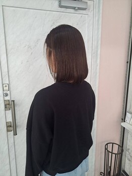 エヌドット 深江橋(n.)の写真/美しい髪に限らず健康な頭皮やお肌を持続するためのホームケアも一緒に考えてくれるケア重視サロン＊