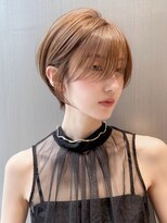 ハルキミナト ジャパン ヨコハマ(HARUKI MINATO japan YOKOHAMA)&nbsp;大人ショート/縮毛矯正/学割U24/ブルーカラー/くすみベージュ