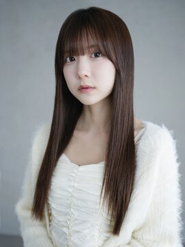 アルバム 新宿(ALBUM SHINJUKU) ナチュラルロングストレートグレージュ_F20926