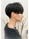 20代30代40代前下がり耳掛けショートボブ丸みショート◎
