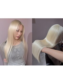 SNSで話題の実力派スタイリストが在籍！ダメージを感じさせない、指通りなめらかな“うるサラヘア”へ。