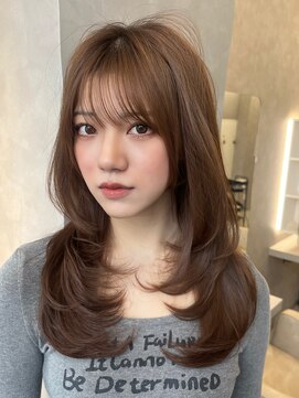 オムニス 表参道(Omnis) 美髪レイヤーカット/顔まわりレイヤー/くびれミディアムレイヤー