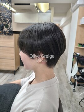 アンクラウド(an cloud) ショートヘア/オリーブグレージュ/ブリーチなしカラー