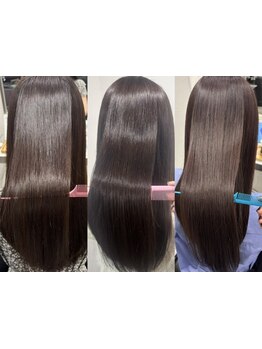 髪の毛のうねりや癖が気になる方におすすめ♪ダメージや髪質で広がる髪、ツヤ、質感が変わります！