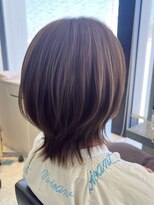 ヘアーカッティングガーデン ジャック モアザン 松山店&nbsp;ショートウルフ×ナチュラルブラウン