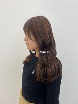 ビーヒアナウ N゜03 金沢駅西店(BE HERE NOW) 【韓国ヘア/レイヤーカット/アッシュベージュ】