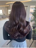 桑名ロングレイヤーカットハッシュカット透明感カラー重めロング