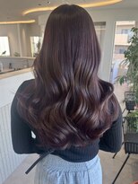 ビビバイベル(BiVi by BHEL)&nbsp;桑名ロングレイヤーカットハッシュカット透明感カラー重めロング