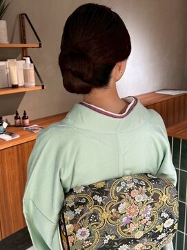 和装×タイトシニヨン