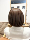 グラボブ/30代40代/ベージュ系ハイトーンカラー