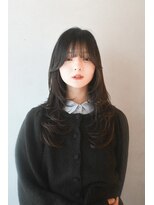 フィルムス 田町芝浦(FILMS)&nbsp;ミルクティーベージュ/レイヤーボブ/韓国巻き/顔周りカット/田町