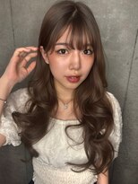 リークフー(Ree cu fuu)&nbsp;ブリーチなしカラー◎透明感ベージュ×韓国風くびれレイヤー