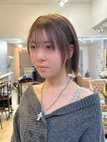 チェリーコーク ウブ(CHERRY COKE ubu)&nbsp;~ブリーチあり！ボブとも相性抜群のベージュカラー~