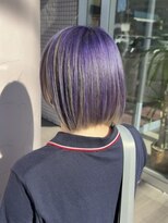 フェリエットバイビークール(feliette by Be-COOL)&nbsp;【feliette】セクションカラー/ラベンダー&グレージュ