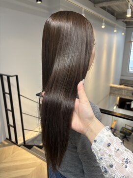 ヌープヘアーアイス(NUUP.hair ici) ★ブリーチなし透明感カラーオリーブブラウンヘーゼルベージュ