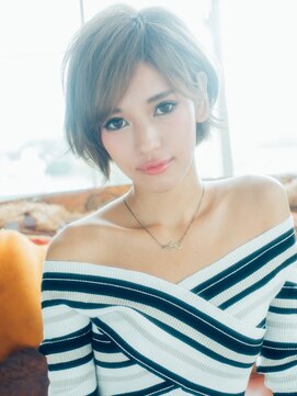スムーズ 北千住(smoos’) 前髪パーマ ラフムーブショートボブ【北千住店】
