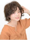 クセ毛風ルーズショート