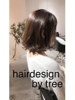 美容室 ツリー(Tree)&nbsp;ノンブローでおさまる大人 ボブ 『Tree hairsalon 』本厚木