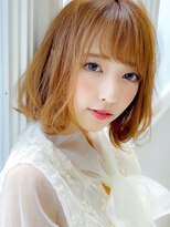 アグ ヘアー リボーン 新発田店(Agu hair reborn)&nbsp;《Agu hair》小顔かわいいほつれウェーブボブ