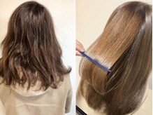 【太毛】【剛毛】髪のうねりや膨らみで頭が大きく見えてしまって困っている髪質の方に『クセ毛髪質改善』