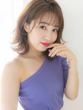 プライズ 所沢プロぺ通り店(prize) 大人可愛い/20代/くびれ/イルミナカラー/外ハネボブ/シ－スルー