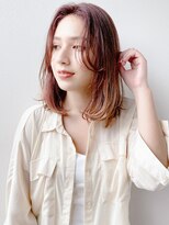 [K-two青山]ワンカールで作るほつれ前髪×ミディアム[表参道]