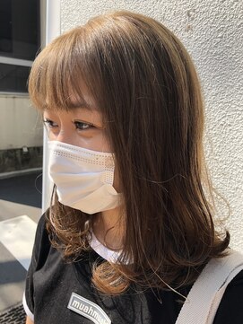 櫛の屋浜口店 ミルクティーグレージュ！《ラムネhair ヒサマツマユミ》