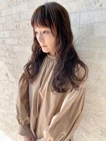 トップヘアーラウンジ 知立(TOP HAIR Lounge) リッジカールのほつれロングスタイル
