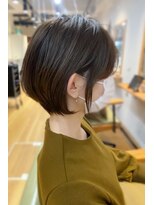 リノ 吉祥寺(Lino kichijoji)&nbsp;【Lino by U-REALM 林】　大人かわいい　耳掛けショートボブ