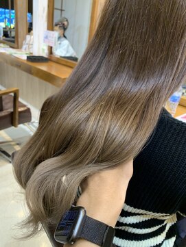 ラ メール ヘア デザイン(La mer HAIR DESIGN) グラデーションカラー-★ミルクティーベージュ