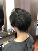 丸み◎ショートボブ