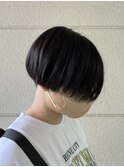 20代30代40代小顔ハンサムショートアッシュブルーブラック