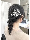結婚式ヘアセット