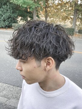 ミオ ゾーン(Mio'' ZONE) 東大阪長瀬メンズ専門美容室ZONE波巻きマッシュパーマ