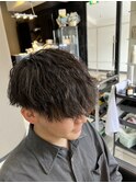 ツイストスパイラルパーマメンテナンスカット 波巻きスパイラル