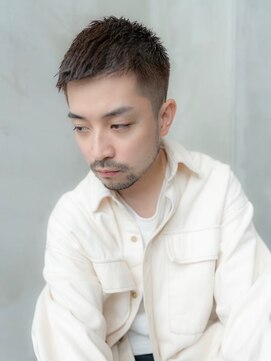 イオ 本厚木(io) クロップスタイル短髪ビジネスメンズカット刈り上げ