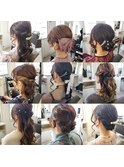 ヘアセット、ハーフアップ、あみおろし【名古屋駅・名駅】