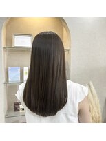 カラークチュール(Color Couture)&nbsp;レイヤーロング/髪質改善/レッドブラウン/フルバング/イメチェン