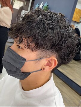 ユナイテッドヘアー(UNITED HAIR) Men's横顔イケメン☆　ハードパーマ