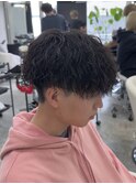 大分府内大分駅マッシュツイストスパイラルパーマ中村友哉