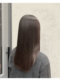 縮毛矯正で艶さらロング