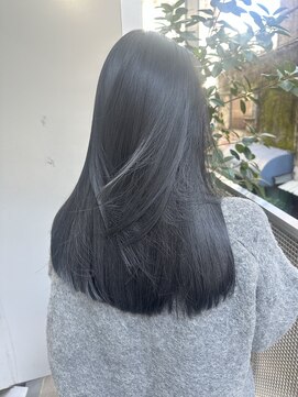 ディジョン(Dijon) 韓国顔まわりレイヤーカットグレージュオリーブベージュブラウン